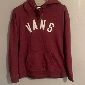 SMALL VANS maroon hoodie